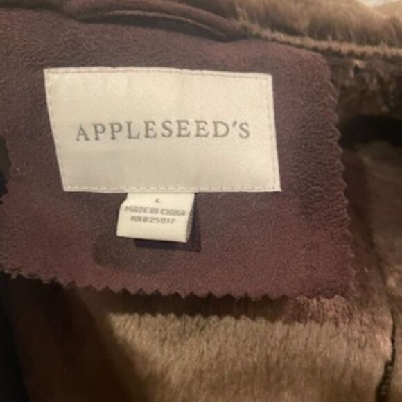 NWOT Appleseed's Brown 100 Polyester Brown Coat Size L - Picture 14 of 14